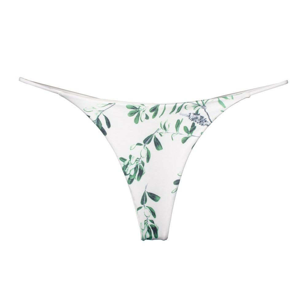 European & American Sexy Women's Low-Waist Hollow Bikini Thong Underwear