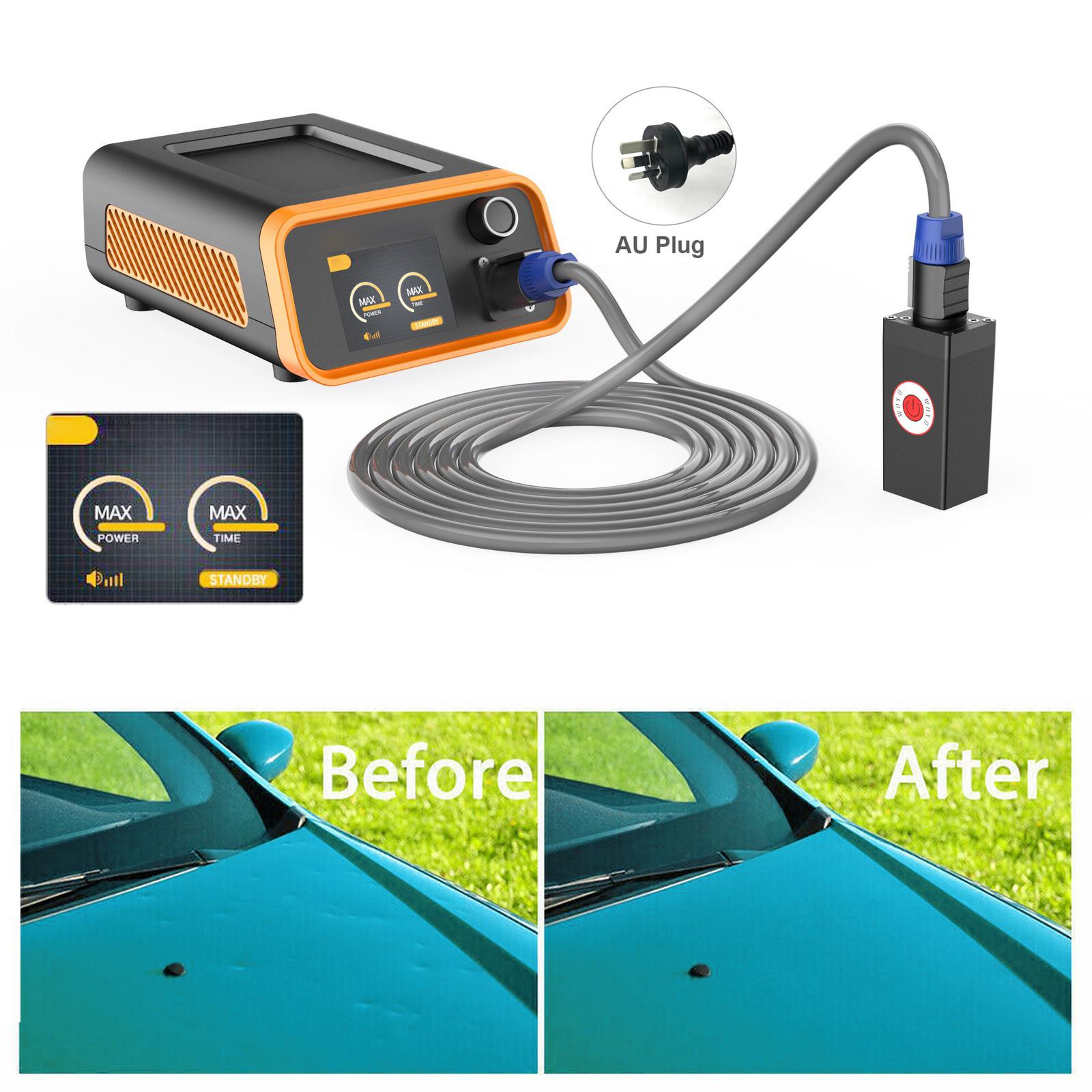 

800 Вт Инструмент для ремонта вмятин на автомобиле Электромагнитная индукция Беспокрасочная машина для ремонта вмятин на кузове автомобиля Удаление вмятин без покраски