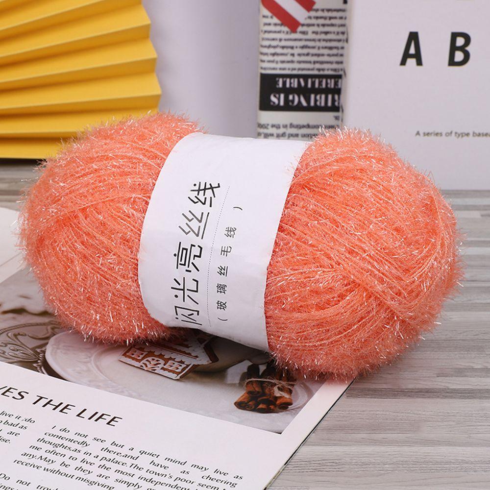 DIY Knitting Soft Chunky Crochet Sparkle 100g Knitting Wool Yarn Tinsel