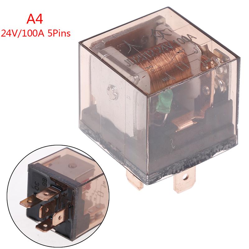 12V/24V 3-Pin 4Pin 5Pin LED Adjustable Car Flasher Flash Relay For Turn Signal Light CF13 80A/100A Automotive Van Boat Relays