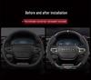 Suede Carbon Fiber Steering Wheel Cover for Baojun RS3, RM5, E200, RS5, E300, Valli.