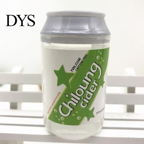 Clear Cans Slime Toy Crystal Mud Blowing Bubble Stress Reliever Kids Adults Gift