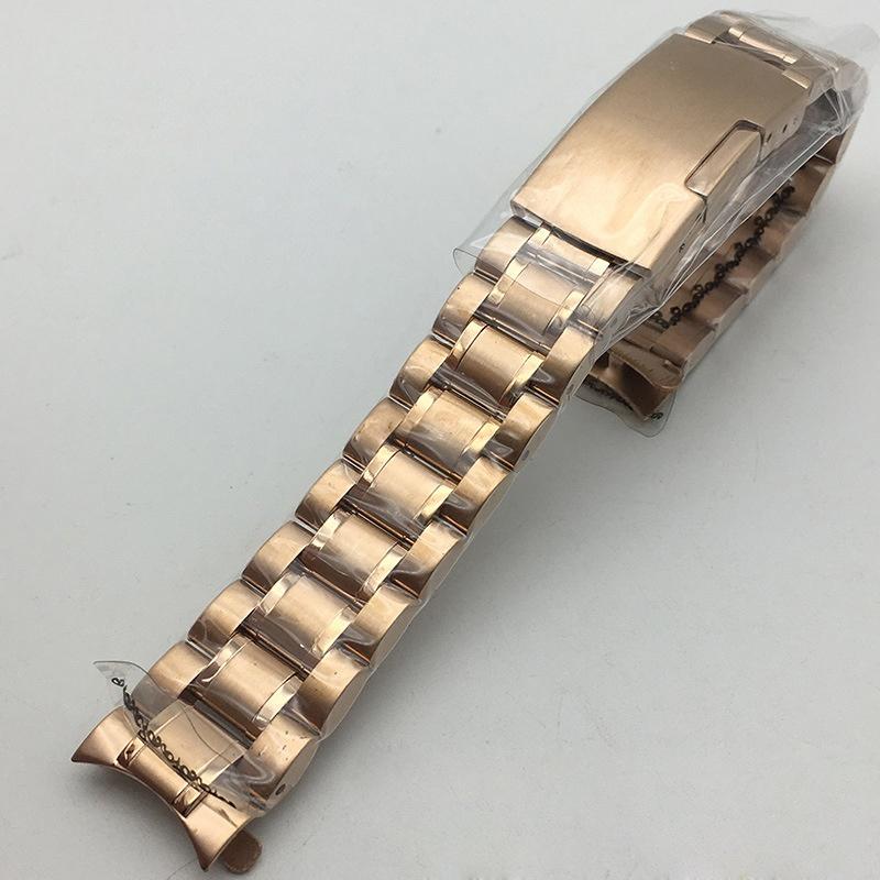Solid Stainless Stainless Steel Single-Side Folding Buckle Watch Accessories Steel Arc Mouth