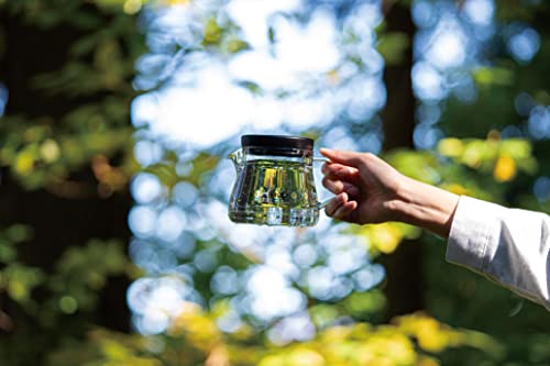 CAPTAIN STAG Coffee Coffee Server 470ml with Lid and Scale KOMOREBI/Clear CS Forest Cafe Made In Japan UW-3573