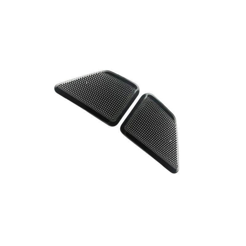 For Infiniti Q50 2014-2023 2PCS Black Titanium A Pillar Speaker Sound Cover Trim