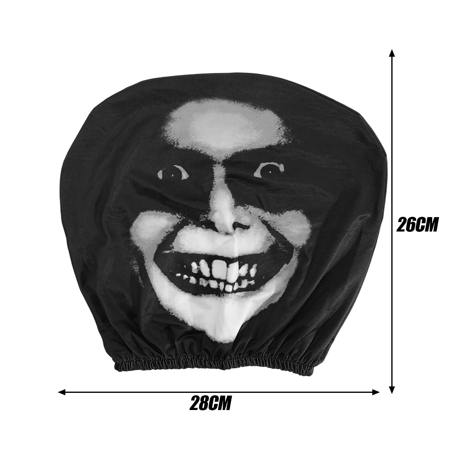 

Elastic Skull Car Headrest Cover Halloween Horror Stretch Universal Funny Scary Pillow Case Auto Seat Accessories 2026