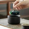 Chinese Coarse Pottery Portable Sealed Tea Storage Cans Vintage Mini Travel Kung Fu Tea Boxes Home Decor Teaware Accessories