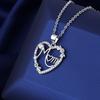New Fashion 925 Sterling Silver Jewelry Round Zircon Pendants Necklaces Women Fine Semi Rhinestone Circle Clavicle Chain Choker