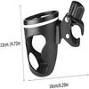 2 Pack Stroller Cup Holder, Non-Slip Durable Drink Holder, Easy to Install Buggy Accessories for On-the-Go