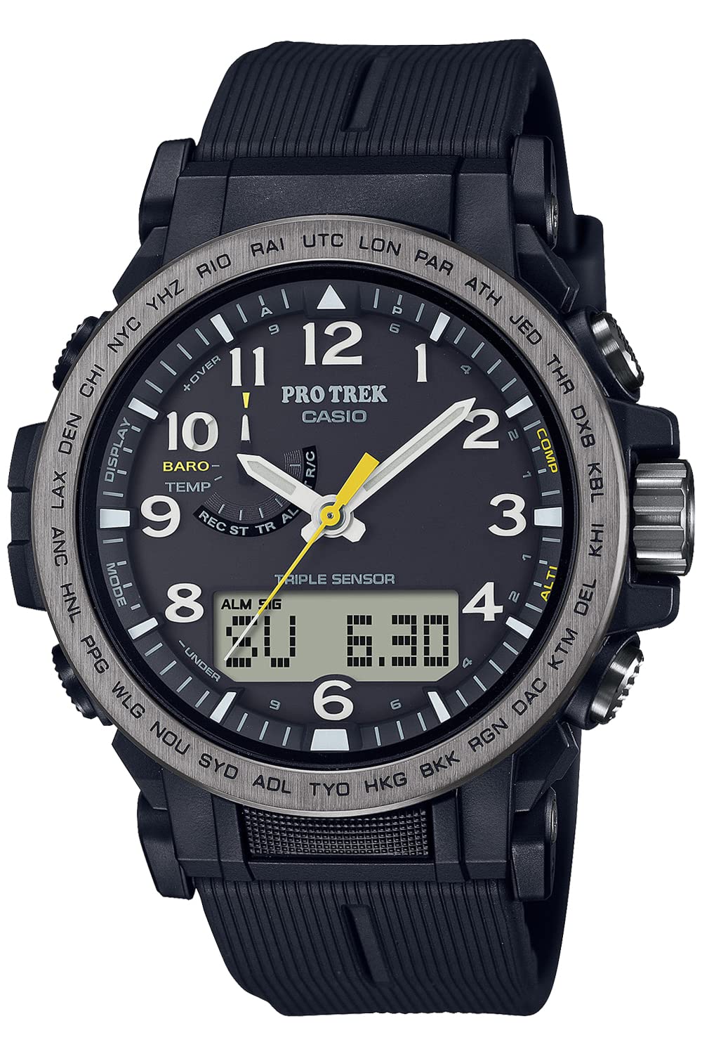 

[Casio] Годинник Protrek [] Climber Line Radio Solar Biomass Plastic PRW-51Y-1JF чоловічий чорний