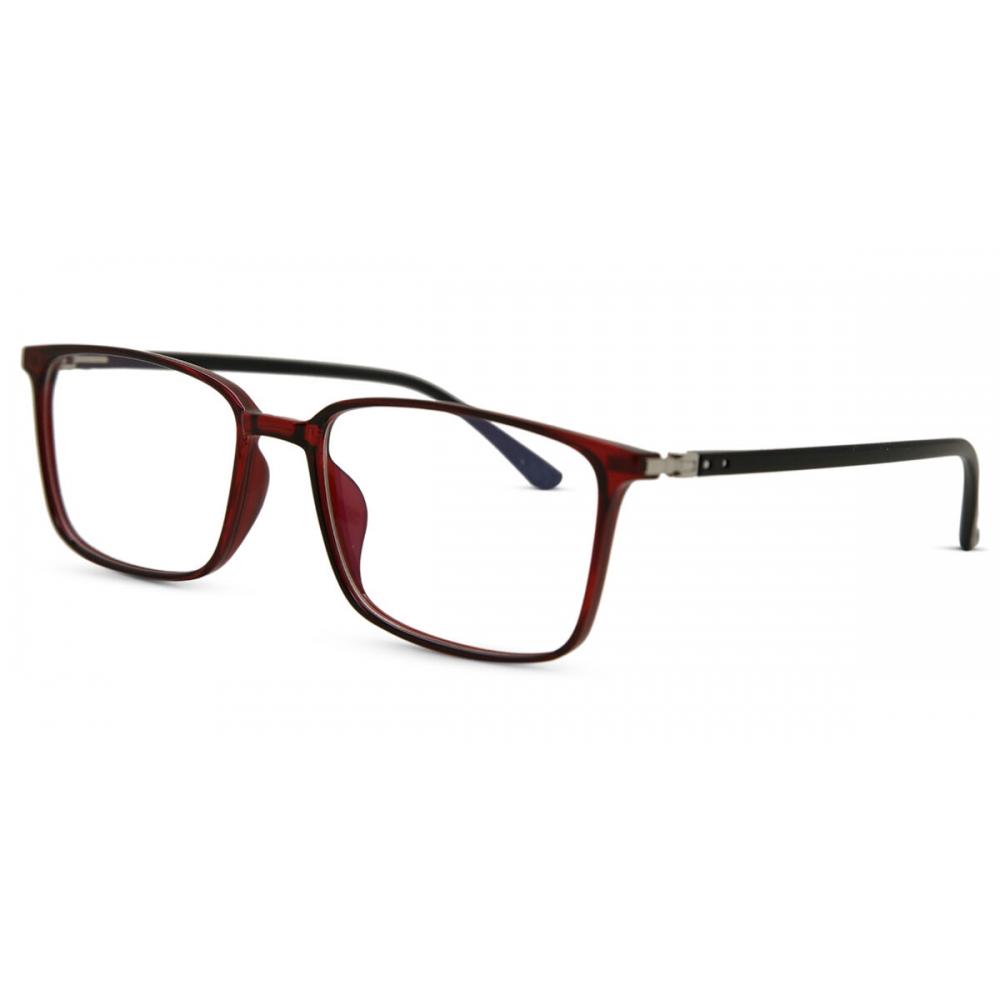 Full Rim Rectangle Red Smartbuy Collection Taegan 2222 C6 Fashion Unisex Eyeglasses