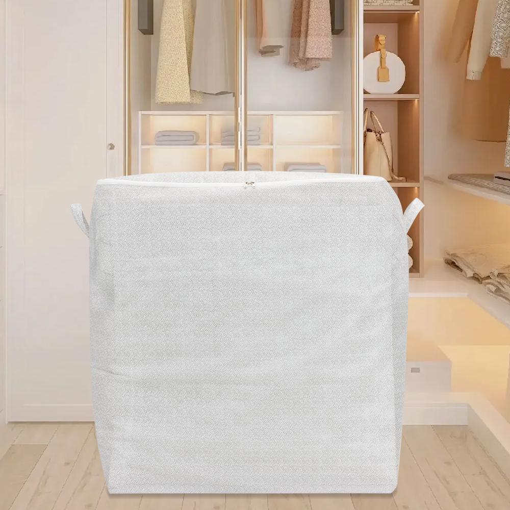 Closet Organizers Quilt Storage Basket Large-Capacity Non-woven Storage Bins  for Travel