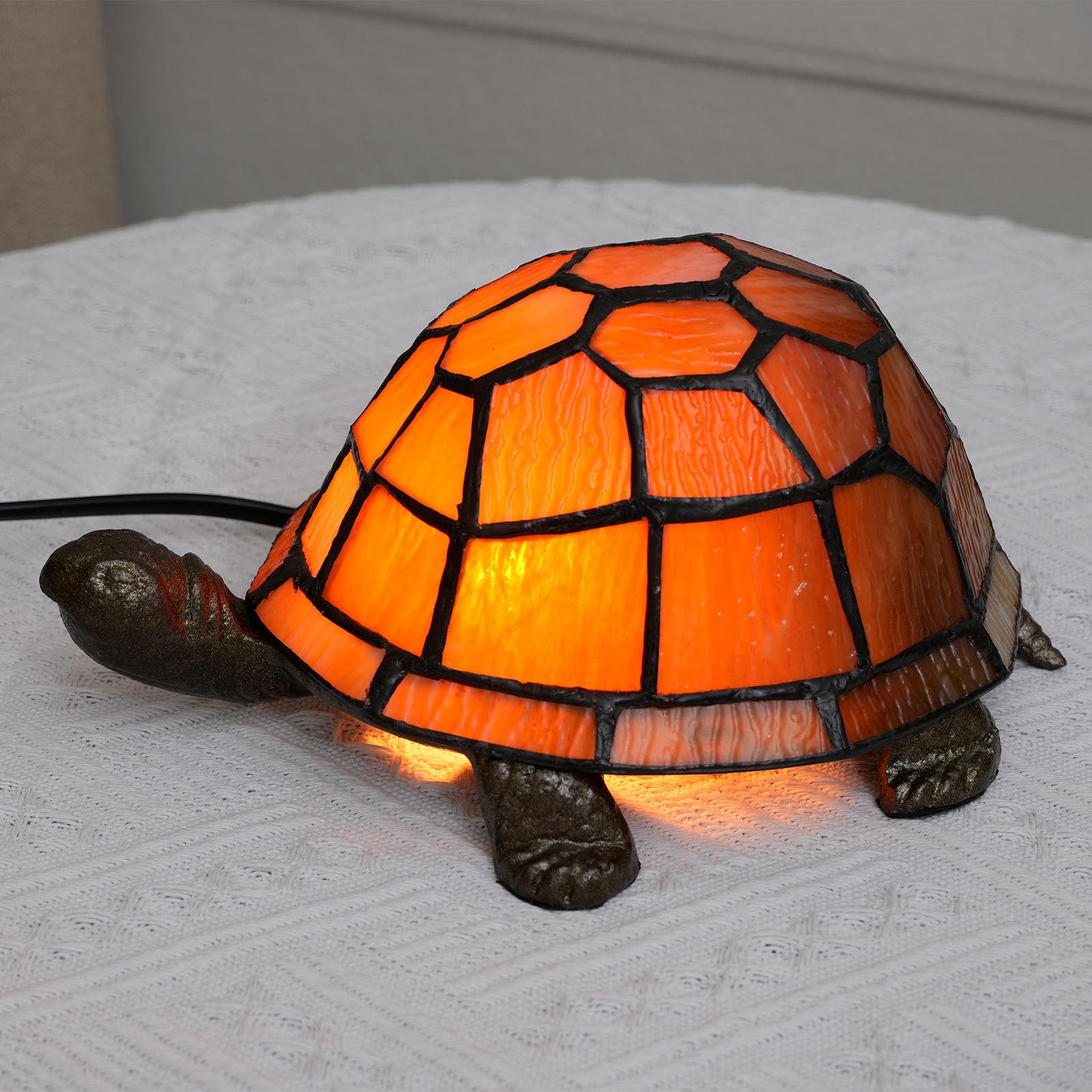

Turtle lamp Small Stained Glass Night Light Home Decor Bedside Table Lamp Kids Gifts Light Accent Table Light Decoration Bedroom US Plug шоколадный