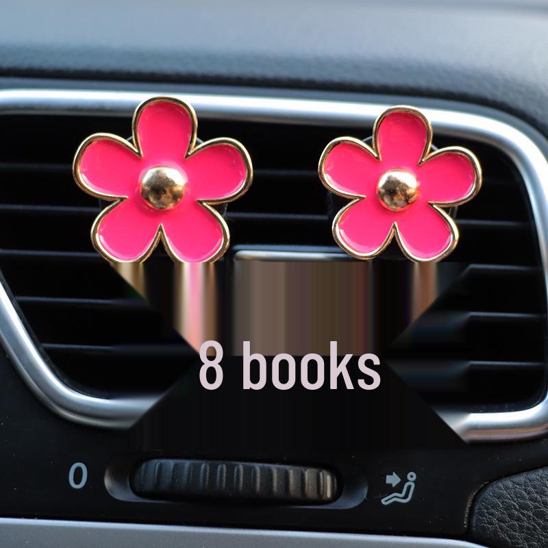 Women's Flower Car Interior Aromatherapy Vent Clip Set - 4 Pieces