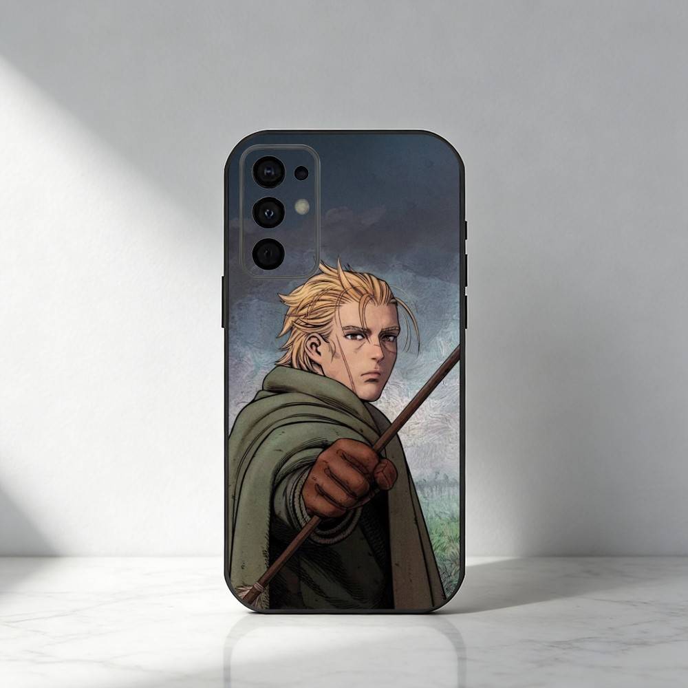 

V-Vinland S-Saga Phone Case For Samsung S25,S24,S21,S22,S23,S30,Ultra,S20,Plus,Fe,Note,5G Black Cover Samsung S22ULTRA5G