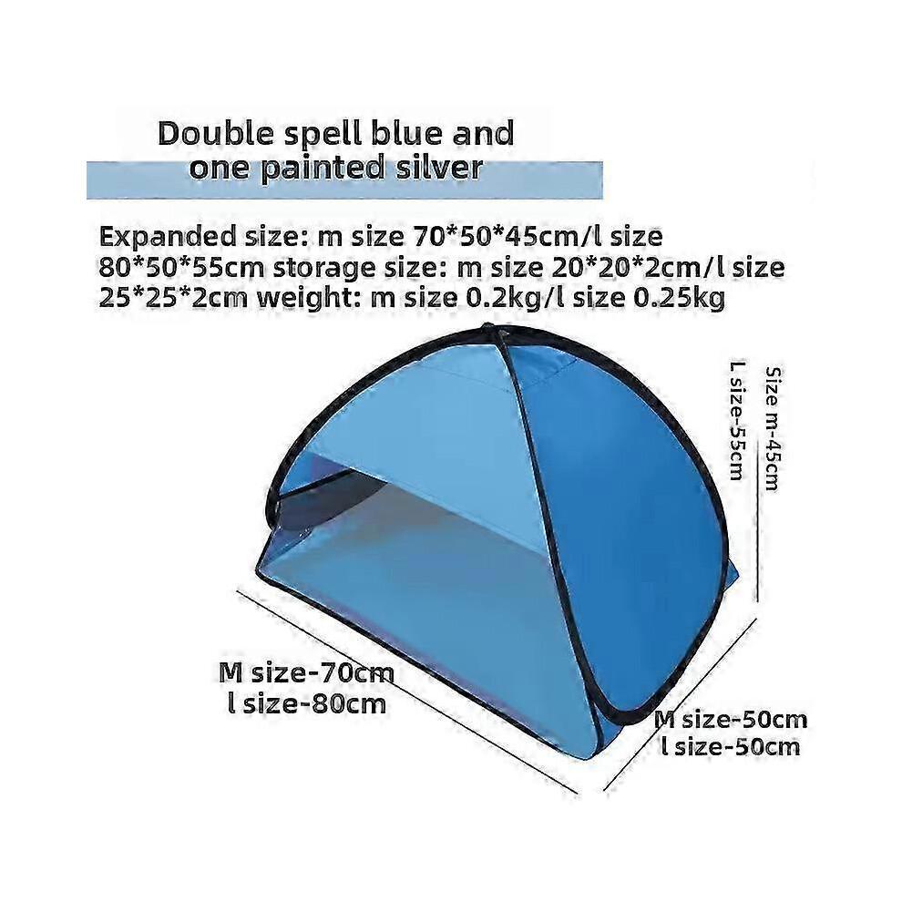 Uveego Mini Head Sun Shelter Tent, Pop up Beach Shade Sun Protection Face Tent