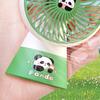 Portable Desk Fan Single Speed USB Rechargeable Mini Table Fan 90 Degree Rotation Quiet Cooling Fan for Home Office Bedroom Dorm