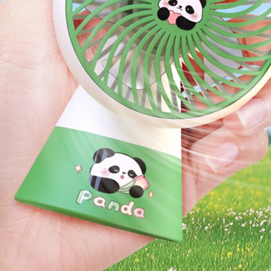 Portable Desk Fan Single Speed USB Rechargeable Mini Table Fan 90 Degree Rotation Quiet Cooling Fan for Home Office Bedroom Dorm