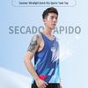 Men's Seamless Quick-Dry Marathon Vest - Sweat-Absorbent, Breathable Fitness Wear for Track and Field