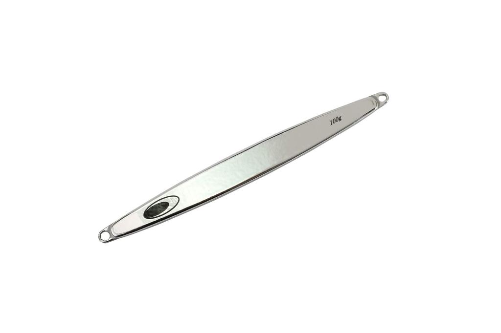 NatureBoys Wiggle Rider Aluminum Silver 100g WR1100-02K Lure,