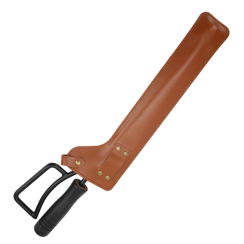 Fireplace Tongs Fire Pit Charcoal Clip Stainless Steel Grill Tongs with Protective SleeveCurry Color