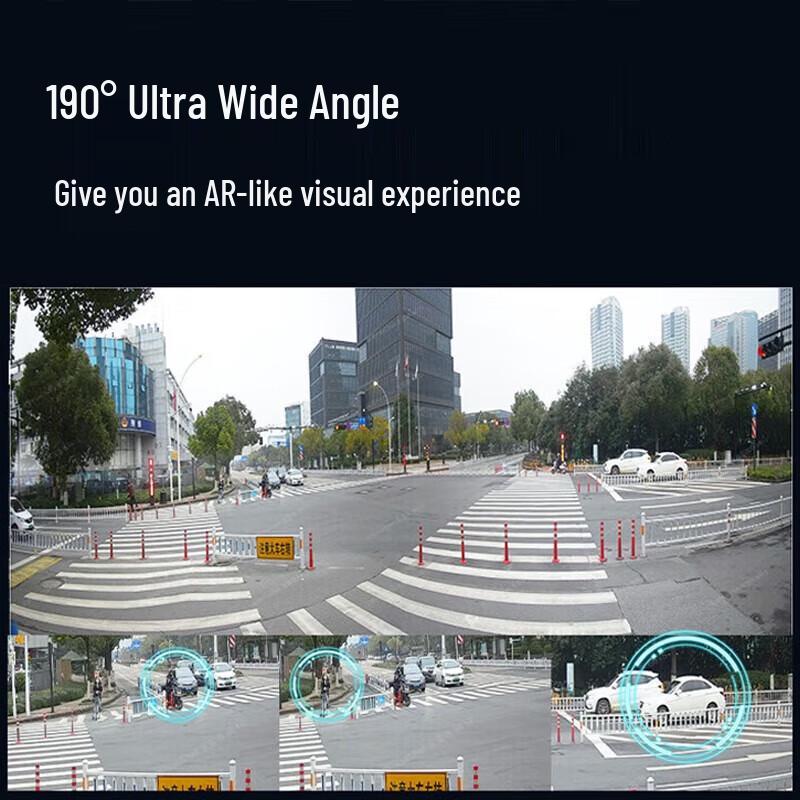 Dahua 4MP Dual-Lens 190° Wide-Angle Outdoor Security Camera CN plug (adapter included)