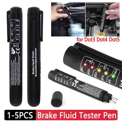 Mini testeur de liquide de frein à 5 LED, 1 à 5 pièces, outils de diagnostic pour voiture, pour Dot3, Dot4, Dot5