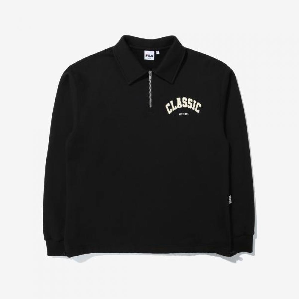 

Толстовка с воротником FILA CLASSIC FE2POE5104XBLK BLACK/090