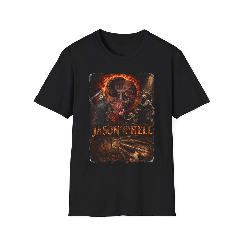 Jason Goes To Hell Horror Shirt | Retro Slasher Movie Tee Jason Voorhees