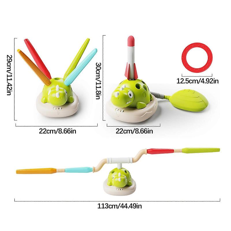 toys Dragon Sportss Machine Children Skyrockets Children's Garden Sense Training Toys Parent-child Interactive Ring Tool Jumps Rope blue