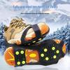 BinFu Anti-Slip 10-Tooth Ice Cleats