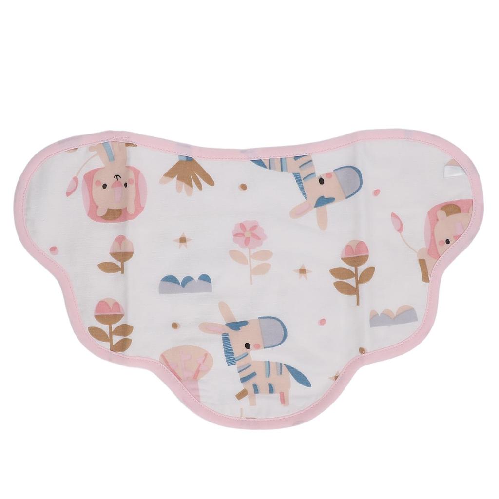 Baby Drool Bib Breathable Soft Cotton Drooling Bib Cotton Sweat Absorbent Burp Rag for Babies Type
