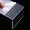 Acrylic Display Risers for Funko Action Figures,Jewelry,Makeup,Display Shelf Stand for Cupcake, Clear U Shape Showcase Fixtures