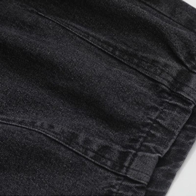 Baggy Jeans Men's Oversize Cargo Korean Black Wide Leg Pants Streetwear Hip Hop Harajuku Male Fashion Straight Denim Pants