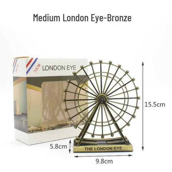 High-End Metal Landmark Building Model for Office & Living Room Decoration