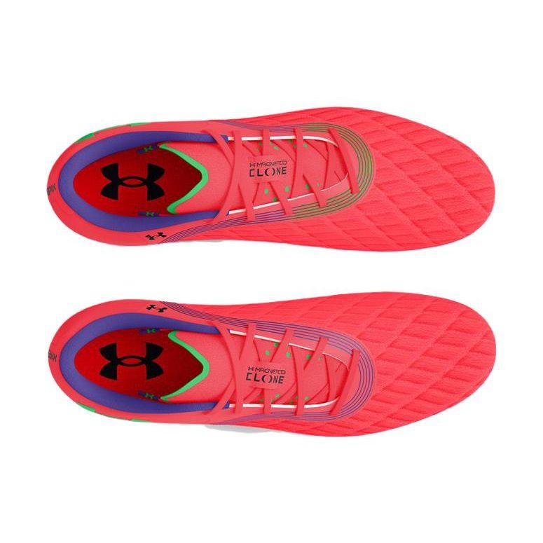 Under Armour Magnetico Pro 3 FG Beta Green Screen Unisex Sneakers Red Black 3027038-600