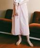 LOSSYROW String Cargo Long Skirt Pink