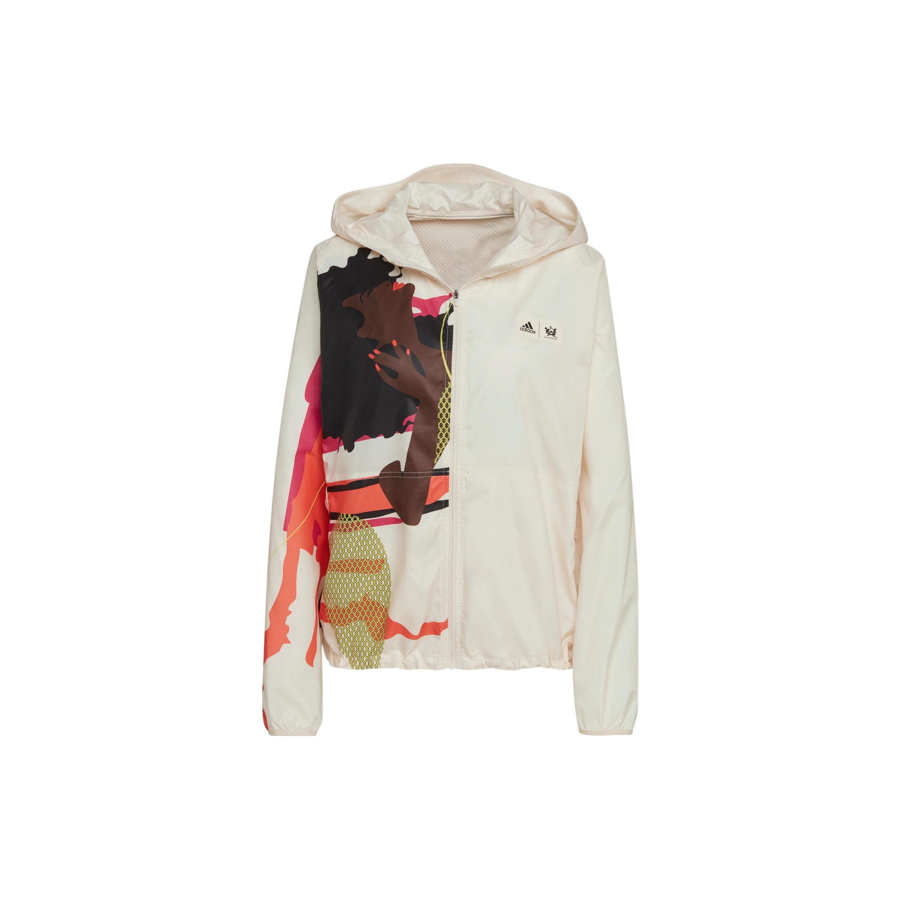 (WMNS) adidas Thebe Magugu Fast Running Jacket Asia Sizing Beige Women s HI5626 S