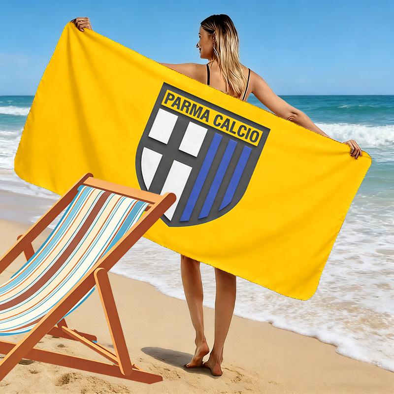 Parma Calcio Print Beach Towel, Large Soft Quick Dry Towel for Beach Camping Swimming
