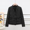Women's V-Neck Lightweight Down Jacket - 2025 Autumn/Winter, 90% White Duck Down, Stylish Slim Fit Outerwear