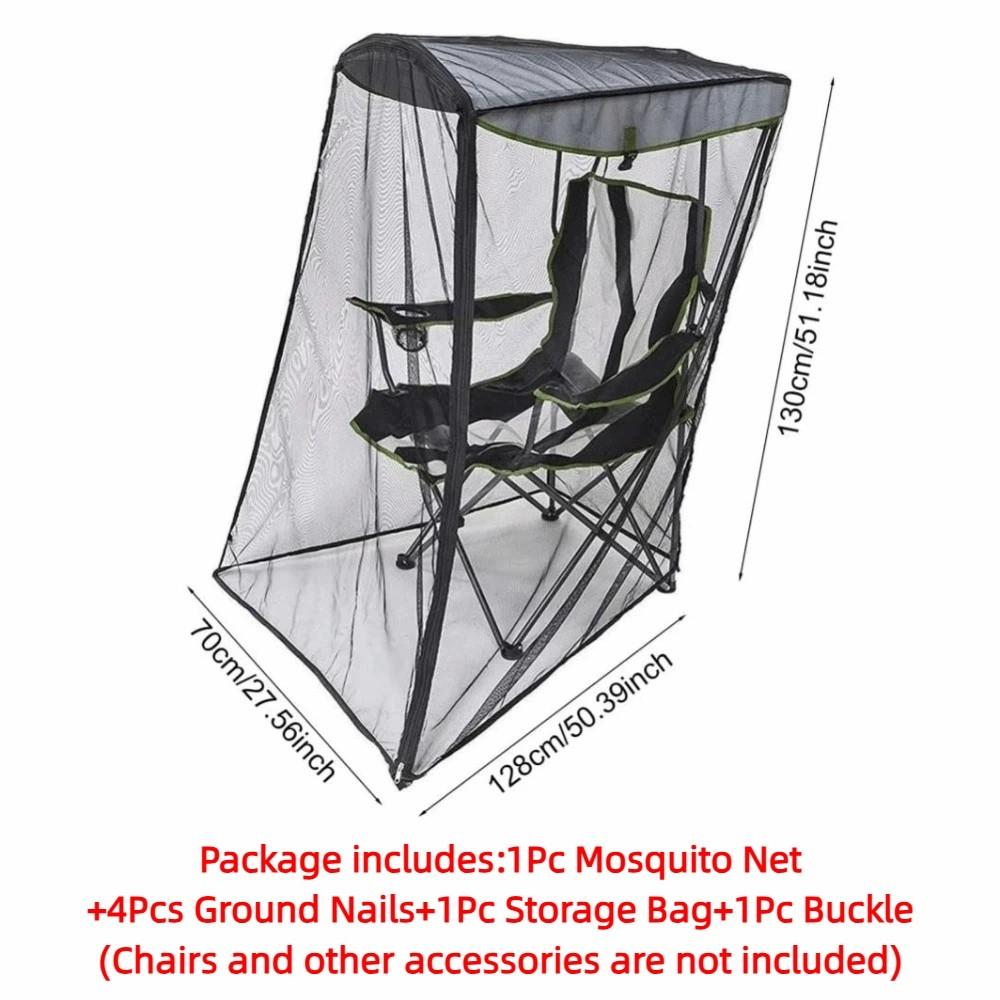 Sun Protection Canopy Chair Mosquito Net Fishing Anti-mosquito Mesh Cover Outdoor Activities