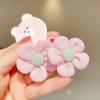2PCS New Cute Sweet Flowers Girl Kids Elastic Hair Bands Children Hair Ties Princess Hair Accessories Baby Headwear