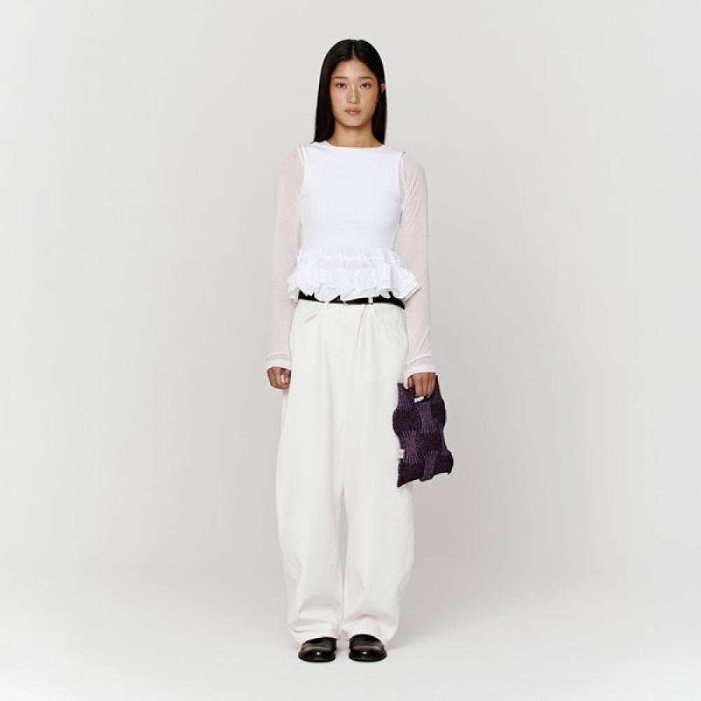 Pleatsmama Glitter Deep Purple New Bow Bag