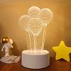 SOLOLANDOR 3D LED Lamp Creative 3D LED Night Lights Novelty Illusion Night Lamp 3D Illusion Table Lamp For Home Decorative Light