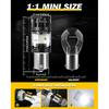 2pcs 1156 ba15s p21w Canbus Led Car Lights Turbo Diode Plug and Play SMD 1860 Chips No Error For Dacia Logan Jogger Spring