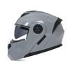 Full Face Motorcycle Helmet With Dual Visors Flip-Up Design Men Women All Season Riding
