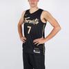 Nike NBA Basketball Jerseys Men's Black Moderate Straight Fit AV4674-011