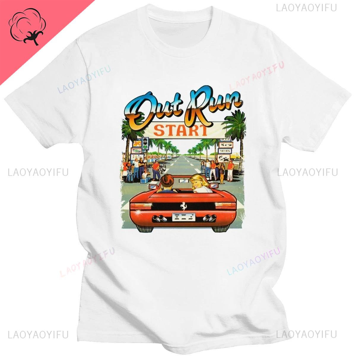 

Japanese Video Game Competition Printed Tshirt Shortsleeved 80s Retro Game Console Cotton Clothing 4XL