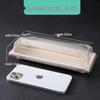 Disposable Sushi Takeout Box with Clear Lid (100-count)