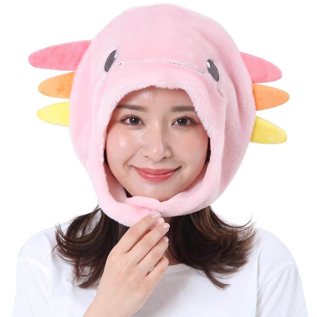 [SAZAC] Kigurumi Cap Hat Animal Axolotl Upa